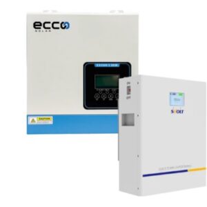 Ecco 3.5 KVA 3500 WATT MPPT 100A Svolt 106 AH 2.71 Lithium Combo Kit