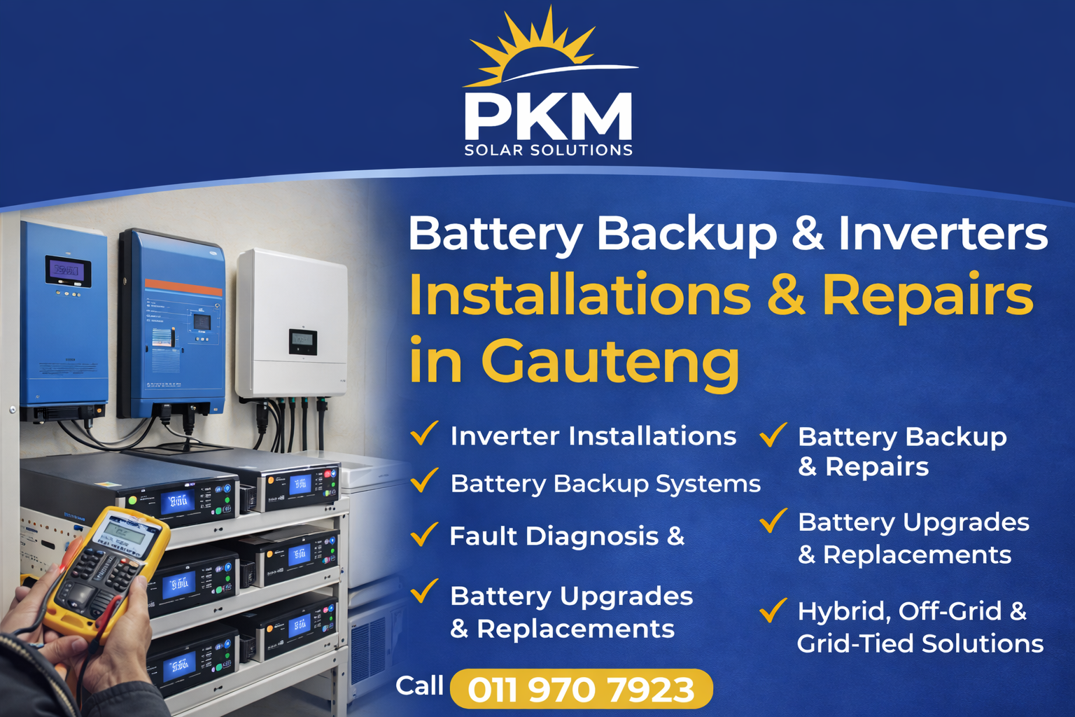 Battery Backup & Inverters Installations & Repairs Waterkloof – 011 970 ...